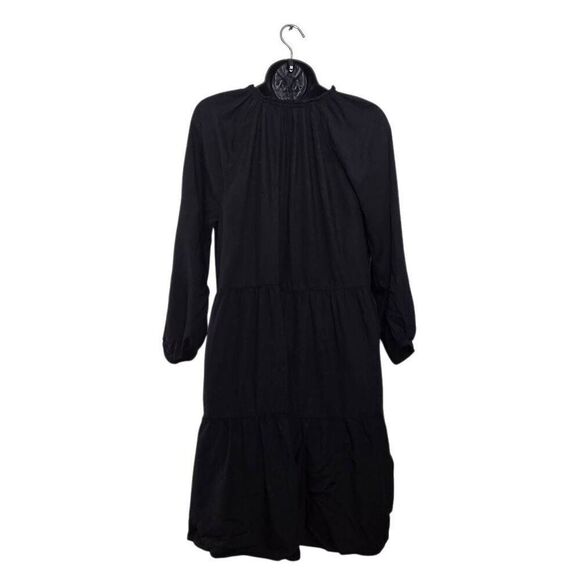 Caralyn Mirand The Drop Dress Size Medium Black Raglan Sleeve - Picture 3 of 5